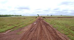 The mud road ahead